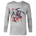 thumbnail image 1 of Marvel Mech Strike: Mechasaurs Avengers Spider-Man Arachno - Long Sleeve T-Shirt for Men - Customized-Athletic Heather, 1 of 5