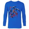 thumbnail image 1 of Marvel Mech Strike: Mechasaurs Avengers Spider-Man Arachno - Long Sleeve T-Shirt for Men - Customized-Navy, 1 of 5