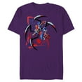 thumbnail image 1 of Marvel Mech Strike: Mechasaurs Avengers Spider-Man Arachno - Short Sleeve Blended T-Shirt for Adults - Customized-Purple, 1 of 5