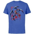 thumbnail image 1 of Marvel Mech Strike: Mechasaurs Avengers Spider-Man Arachno - Short Sleeve Cotton T-Shirt for Adults - Customized-Royal Heather, 1 of 5