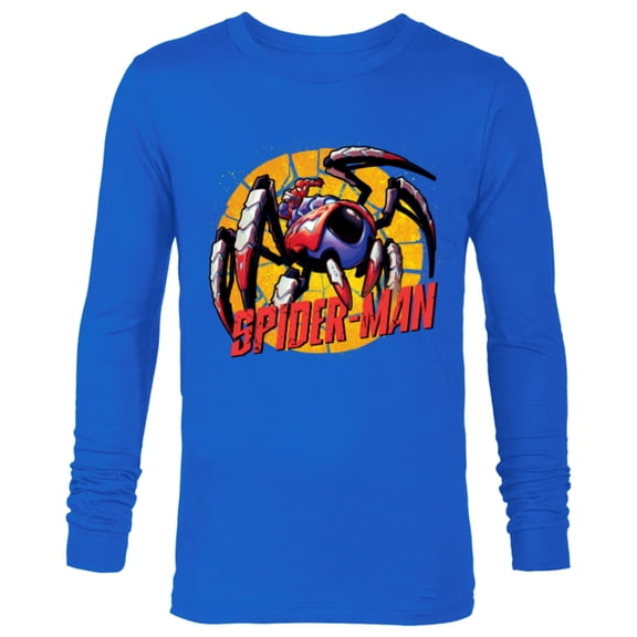 Marvel Mech Strike: Mechasaurs Avengers Spider-Man Mech - Long Sleeve T-Shirt for Men - Customized-Navy
