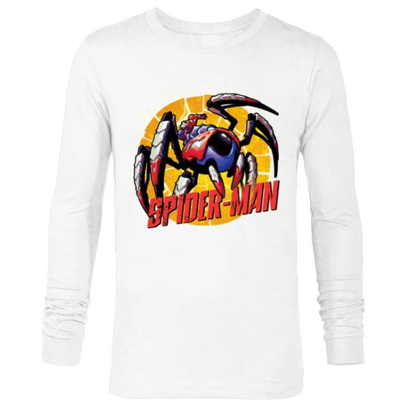 Marvel Mech Strike: Mechasaurs Avengers Spider-Man Mech - Long Sleeve T-Shirt for Men - Customized-White