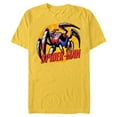 thumbnail image 1 of Marvel Mech Strike: Mechasaurs Avengers Spider-Man Mech - Short Sleeve Blended T-Shirt for Adults - Customized-Yellow, 1 of 5