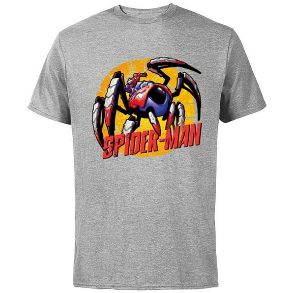 Marvel Mech Strike: Mechasaurs Avengers Spider-Man Mech - Short Sleeve Cotton T-Shirt for Adults - Customized-Athletic Heather