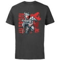 thumbnail image 1 of Marvel Mech Strike: Mechasaurs Avengers Ultron Primeval - Short Sleeve Cotton T-Shirt for Adults - Customized-Charcoal, 1 of 5
