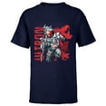 thumbnail image 1 of Marvel Mech Strike: Mechasaurs Avengers Ultron Primeval - Short Sleeve T-Shirt for Kids - Customized-Navy, 1 of 5
