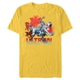 thumbnail image 1 of Marvel Mech Strike: Mechasaurs Avengers Ultron R4PTORS T-R3X - Short Sleeve Blended T-Shirt for Adults - Customized-Yellow, 1 of 5