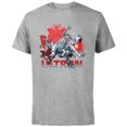 thumbnail image 1 of Marvel Mech Strike: Mechasaurs Avengers Ultron R4PTORS T-R3X - Short Sleeve Cotton T-Shirt for Adults - Customized-Athletic Heather, 1 of 5