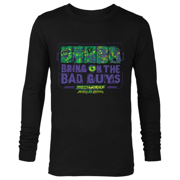 Marvel Mech Strike Monster Hunters Bring On the Bad Guys - Long Sleeve T-Shirt for Men - Customized-Black