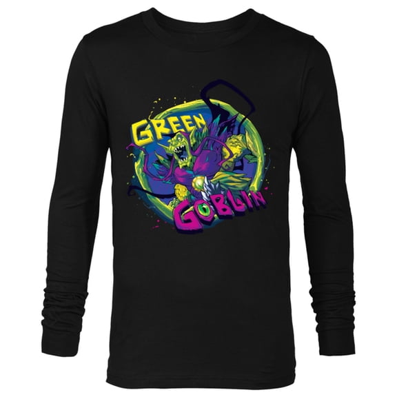 Marvel Mech Strike: Monster Hunters Green Goblin - Long Sleeve T-Shirt for Men - Customized-Black