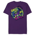 thumbnail image 1 of Marvel Mech Strike: Monster Hunters Green Goblin - Short Sleeve Blended T-Shirt for Adults - Customized-Purple, 1 of 5