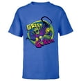 thumbnail image 1 of Marvel Mech Strike: Monster Hunters Green Goblin - Short Sleeve T-Shirt for Kids - Customized-Royal, 1 of 5
