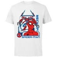 thumbnail image 1 of Marvel Mech Strike: Monster Hunters Spider-Man Mech Up - Short Sleeve Cotton T-Shirt for Adults - Customized-White, 1 of 5