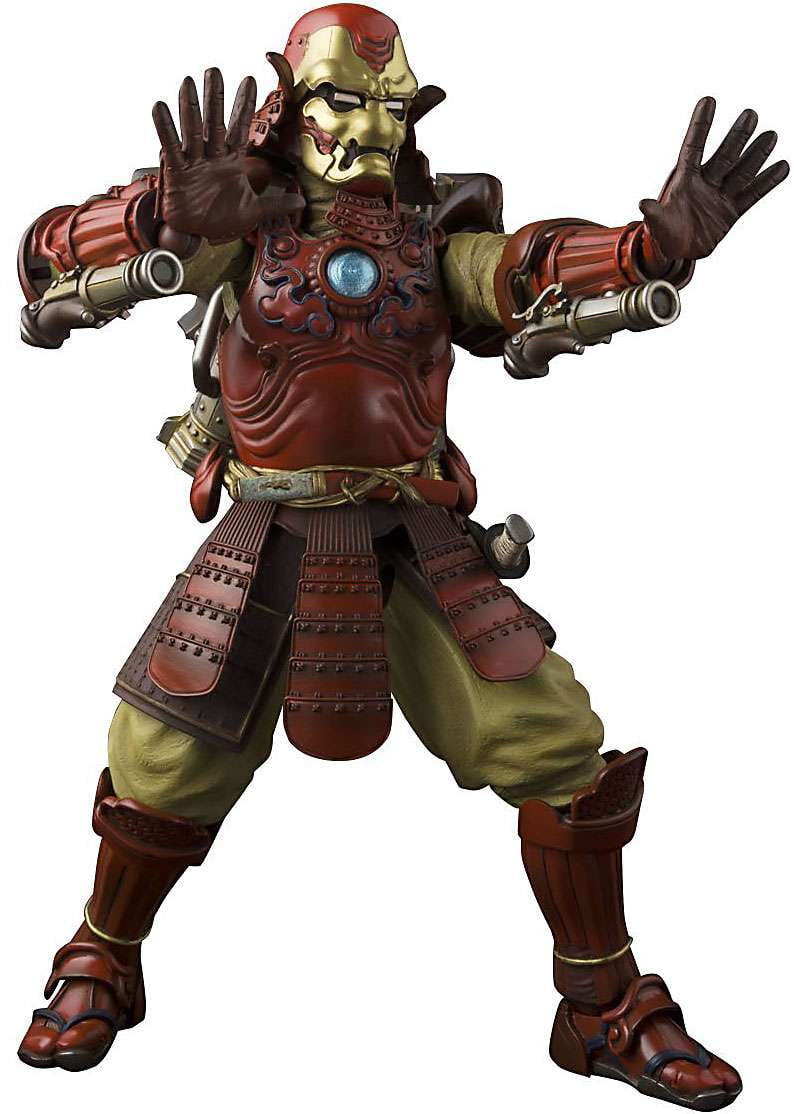 Marvel Meisho Manga Realization Samurai Iron Man Action Figure (Mark 3)
