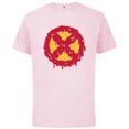 thumbnail image 1 of Marvel Melting X-Men Logo Paint Drip - Short Sleeve Cotton T-Shirt for Adults - Customized-Soft Pink, 1 of 5