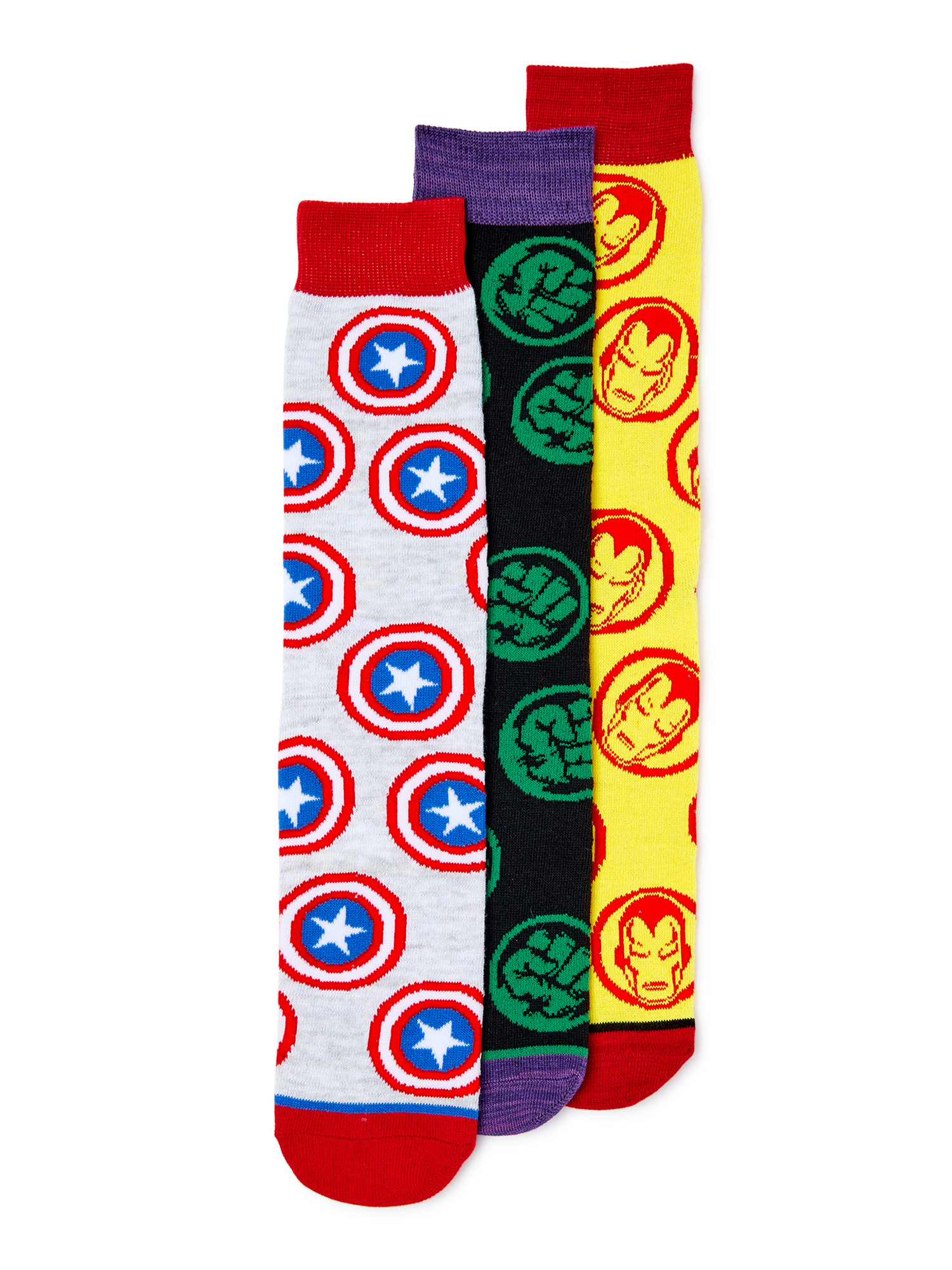 Koton Calzini Uomo Avengers Con Ricamo Autorizzato - Fantasia WHITE (000), Taglia Unica, Cotone, Moderni