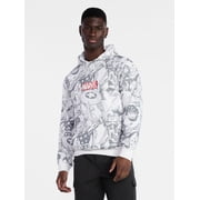 Marvel Men's and Big Men's Graphic Fleece Hoodie with Long Sleeves, Sizes XS-4XL