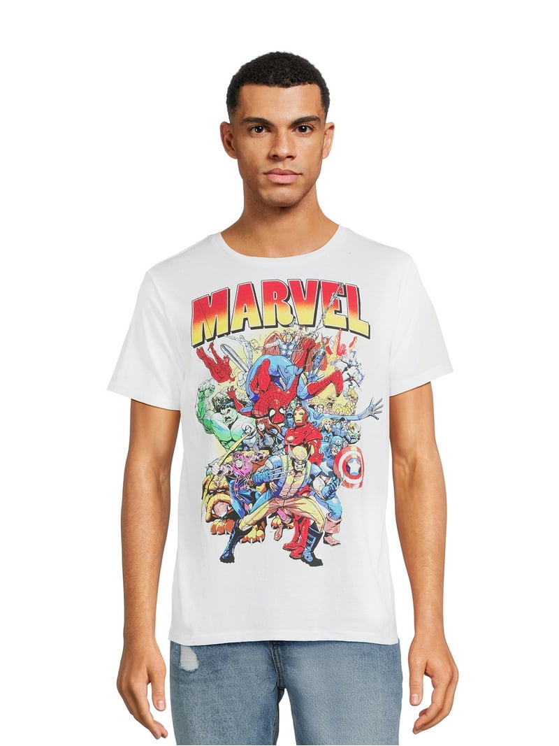 Marvel Men's Superhero Graphic T-Shirt, Sizes S-3XL, 100% Cotton