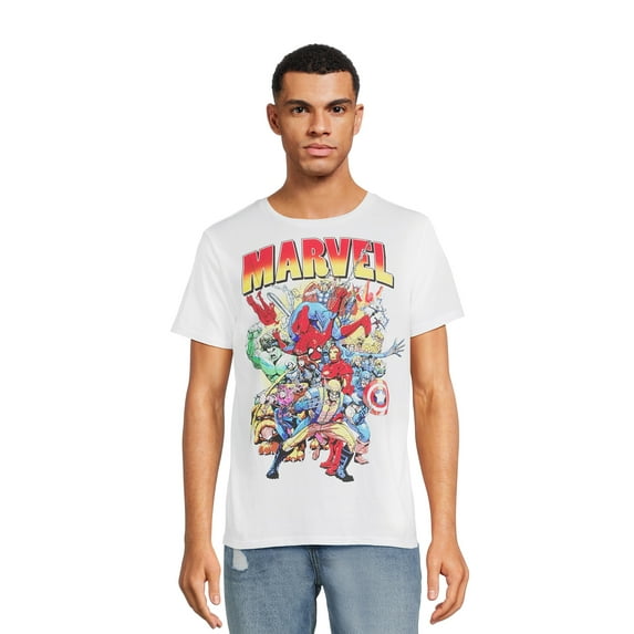 Marvel Men's & Big Men's Superhero Graphic Tee, Sizes S-3XL