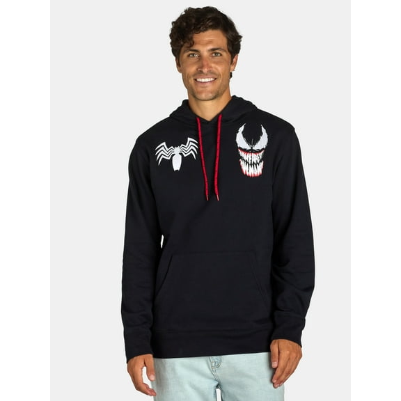 Marvel Men's & Big Men's Venom Graphic Hoodie, Sizes XS-3XL