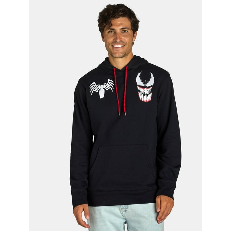 Marvel Men's & Big Men's Venom Graphic Hoodie, Sizes XS-3XL