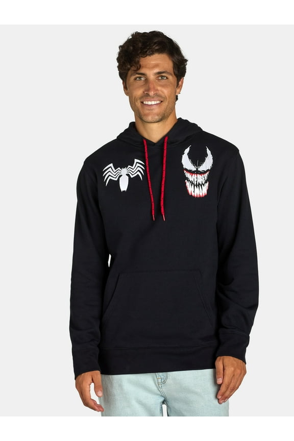 Marvel Men's & Big Men's Venom Graphic Hoodie, Sizes XS-3XL