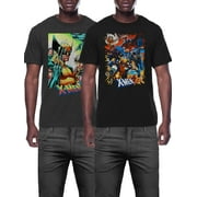 Marvel Men's & Big Men's X-Men Graphic T-shirt, 2-Pack, Size S-3XL