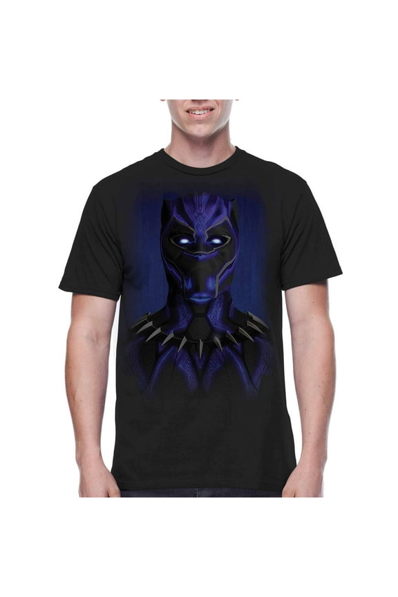 Marvel Men's Black Panther lurking darkness-1 graphic tee