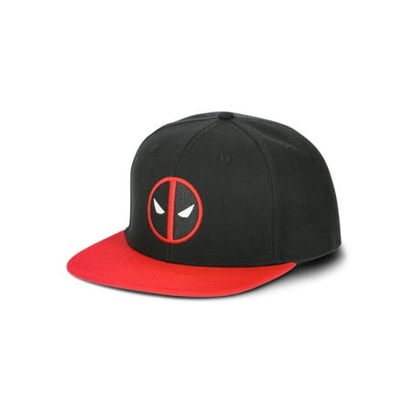 Marvel Menâ€™s Deadpool Adjustable Snapback Hat, One Size Fits Most