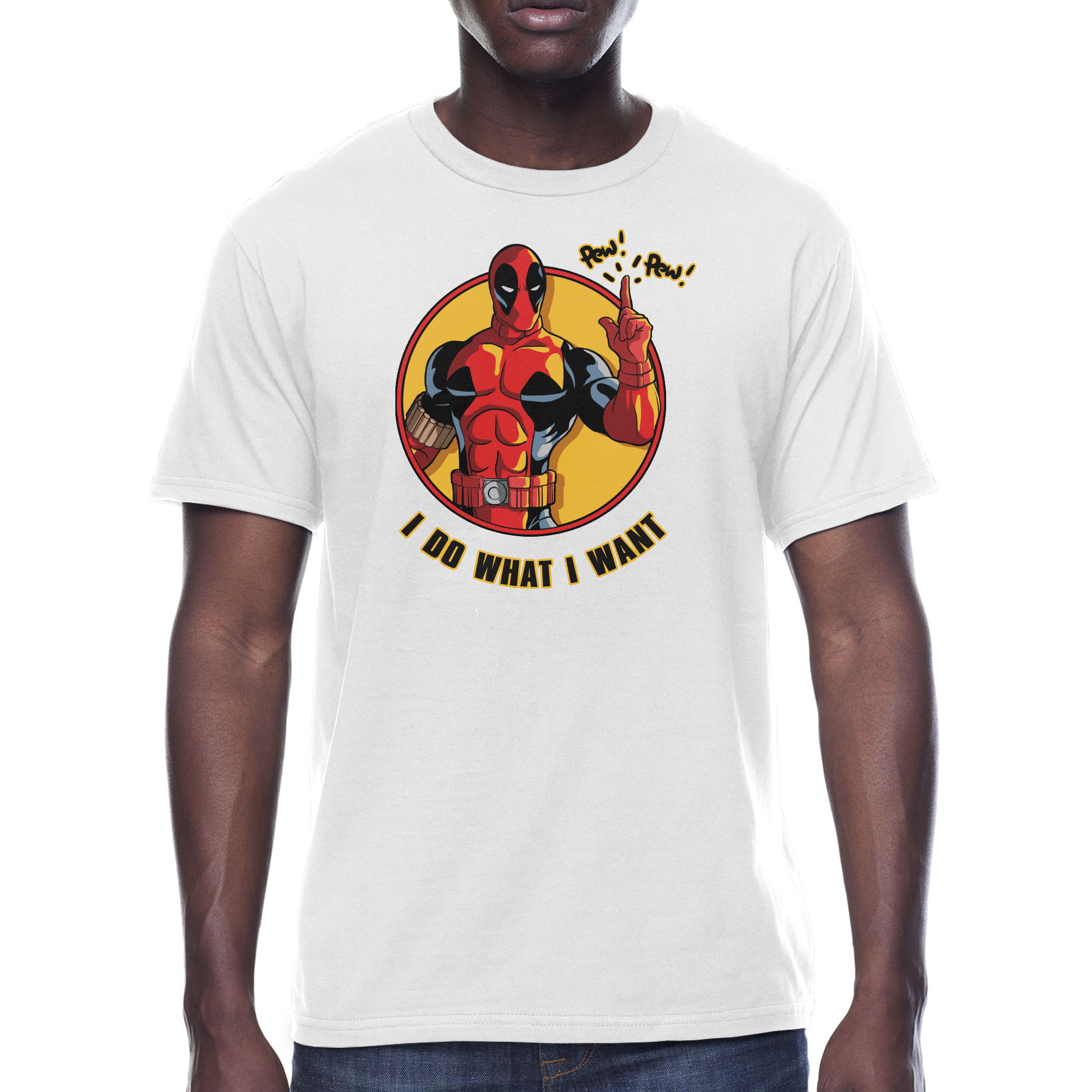Marvel Deadpool Graphic Tee Shirt Do What I Want, Sizes S-3XL, Mens T- Shirts - Walmart.com