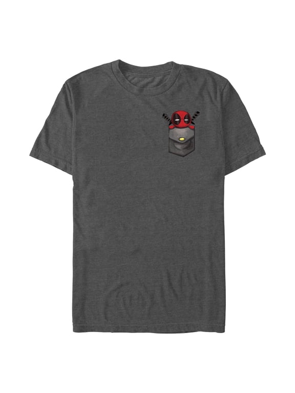 Men's Marvel Deadpool Front Pocket Graphic T-Shirt