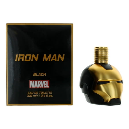 Iron Man Black by Marvel Eau De Toilette Spray 3.4 oz for Men