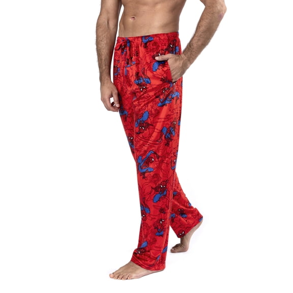 Marvel Men’s Pajama Pants, Lounge Bottoms With Drawstring, Ultra-soft & Comfortable, L