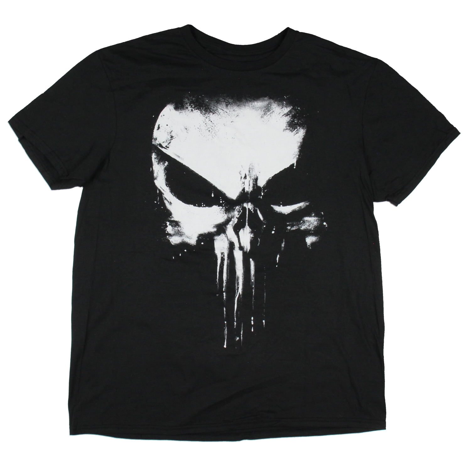 Skull Hoodie Men Marvel The Punisher Camo Skull Symbol Graphic Men's T-shirt Size XL Movie & Tv Fan T-shirts