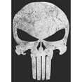 thumbnail image 1 of Men's Marvel Punisher Retro Skull Symbol  Pull Over Hoodie Black Small, 1 of 2