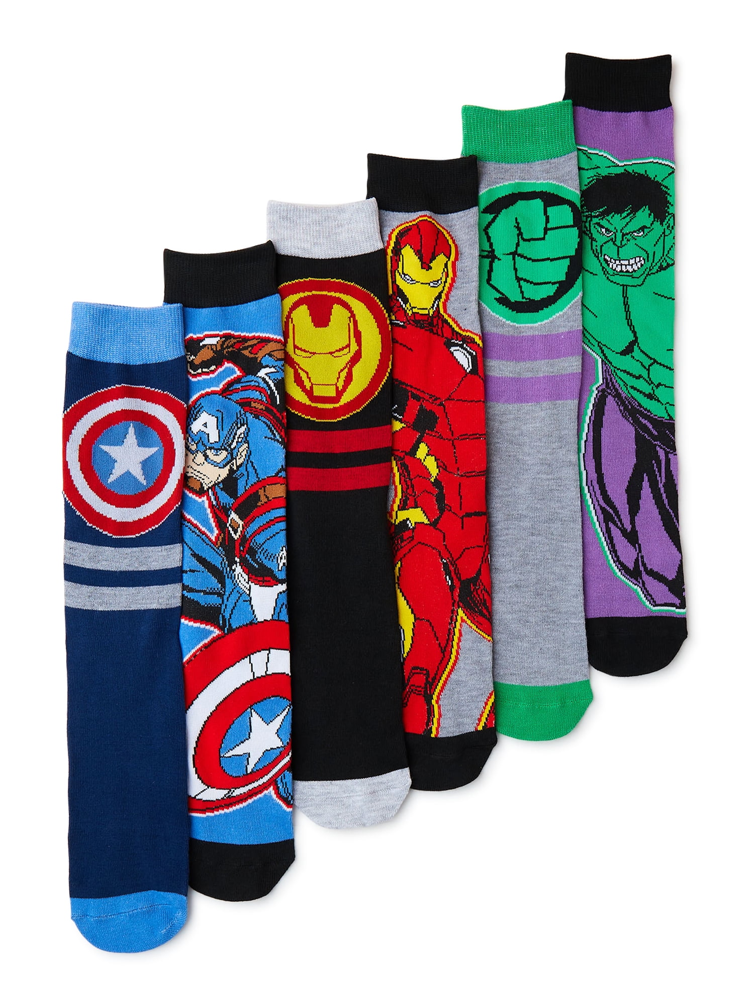 Marvel Men's Socks, 6-Pack