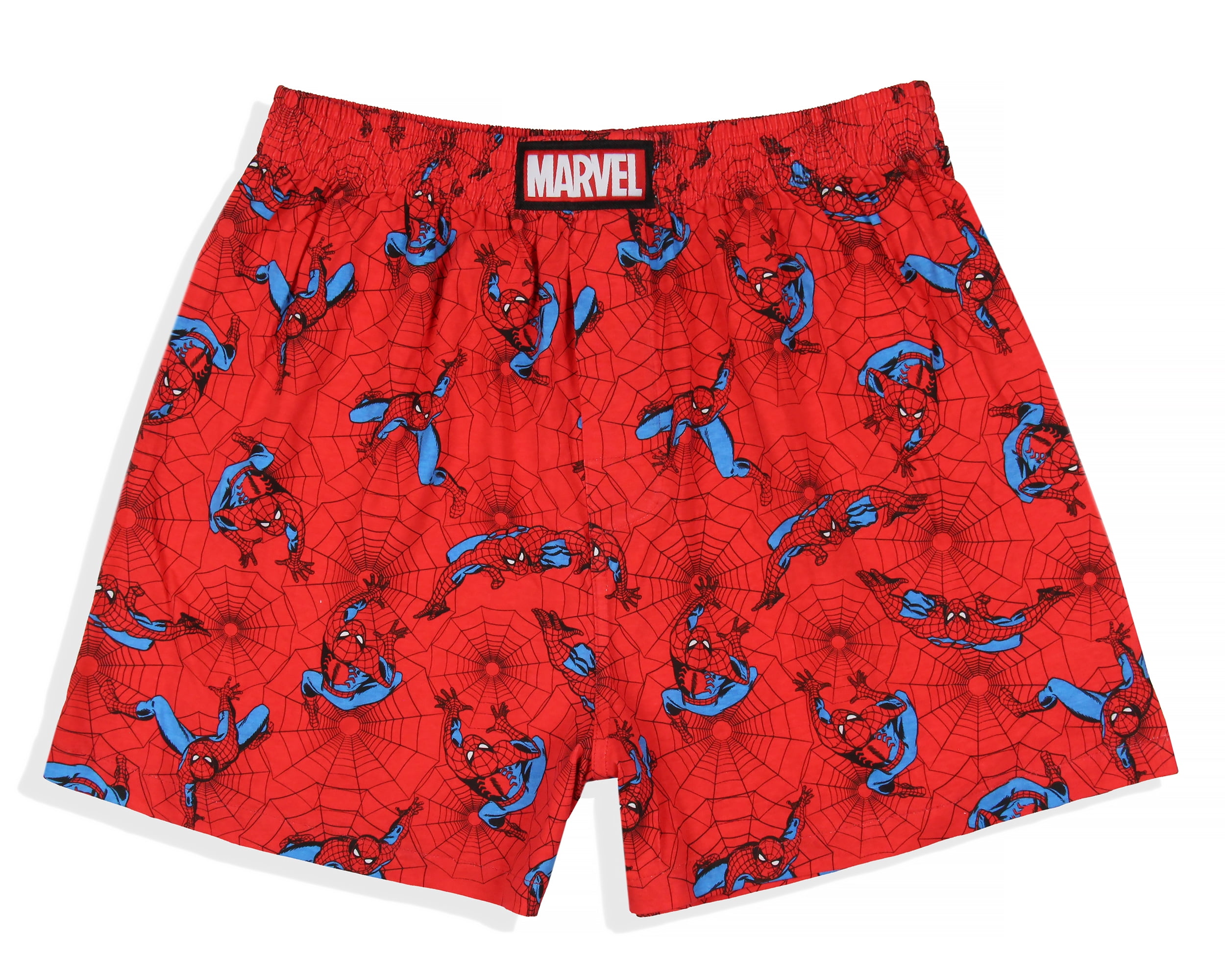 Marvel Men s Spider Man Retro Character Print Boxers Sleep Shorts Underwear Walmart