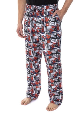 Marvel Mens Gray Avengers Comic Book Jogger Style Sleep Pants Pajama Bottoms  S