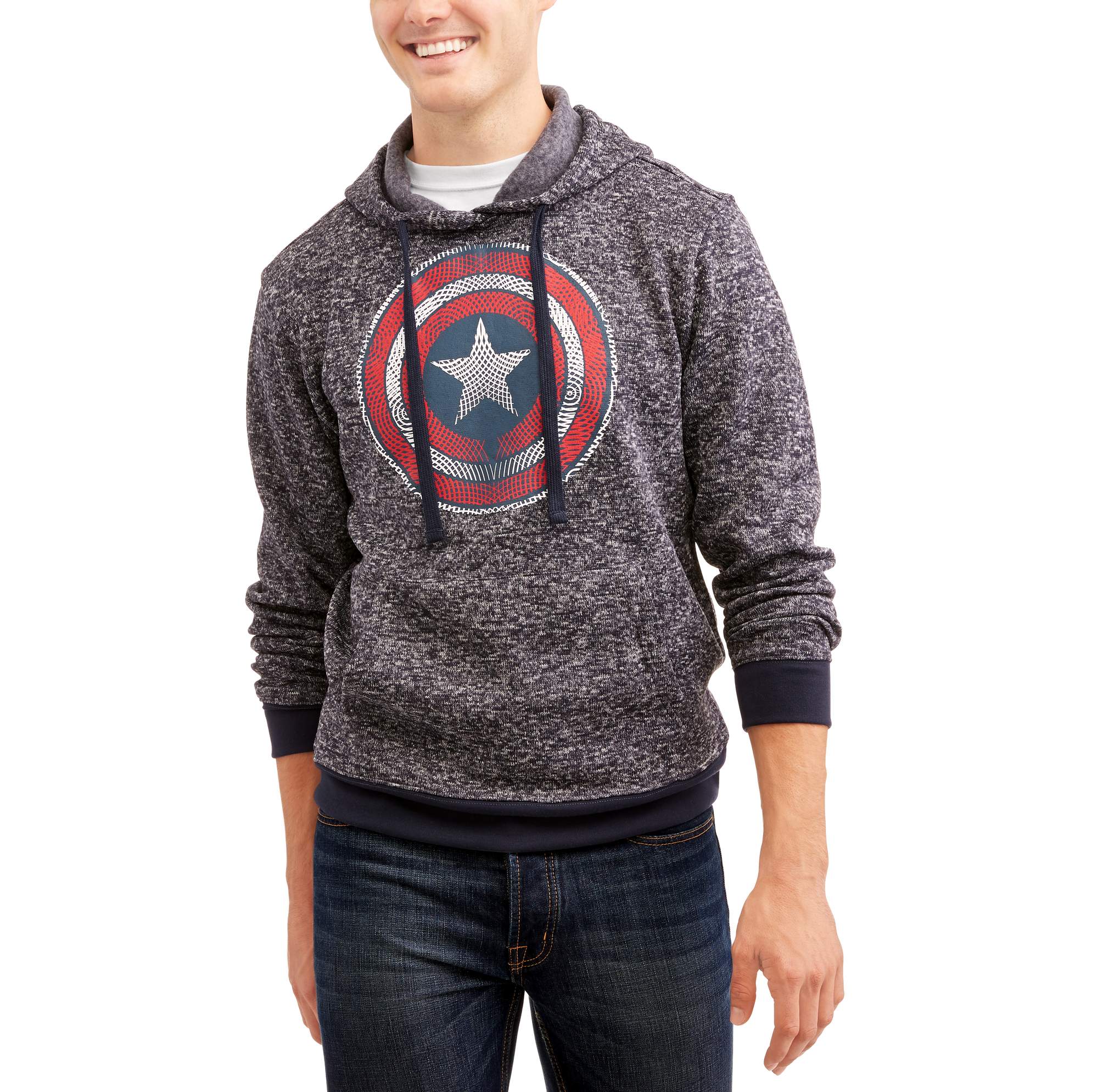 Marvel Men's Sweater Fleece Jacket - image 1 of 1