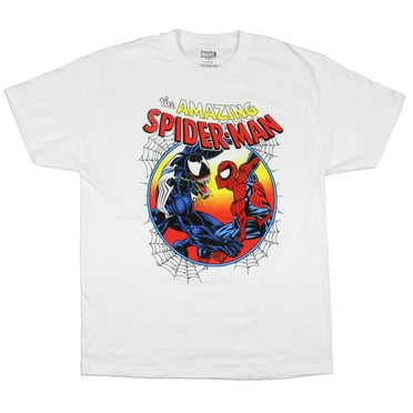 Marvel Men's The Amazing Spider-Man vs Venom Adult Short Sleeve T-Shirt