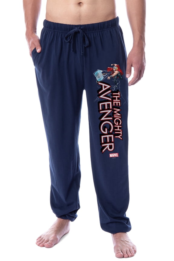 Marvel Men's Thor The Mighty Avenger Adult Jogger Pajama Pants