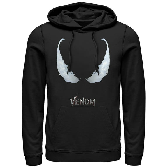 Men's Marvel Venom Film All Eyes  Pull Over Hoodie Black Large