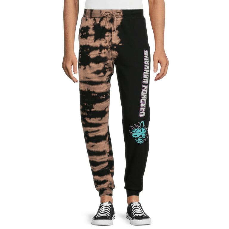 Marvel Men's Washed Black Panther Forever Graphic Jogger Pants, Sizes S-3X