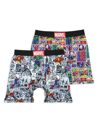 5-pack Boxer Shorts - Dark blue/Marvel Comics - Kids
