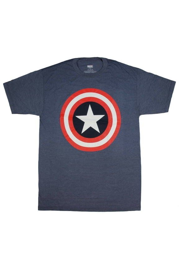 Marvel Mens' Avengers Captain America Shield Big and Tall T-Shirt