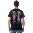 thumbnail image 1 of Marvel Mens' Comic Book Avengers Villains Fight Half Crewneck Shirt, 1 of 7