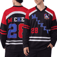 thumbnail image 1 of Marvel Mens Hockey Jersey Spider-Man Mickey Mouse Punisher Long Sleeve Mesh Hockey Jerseys for Men, 1 of 7