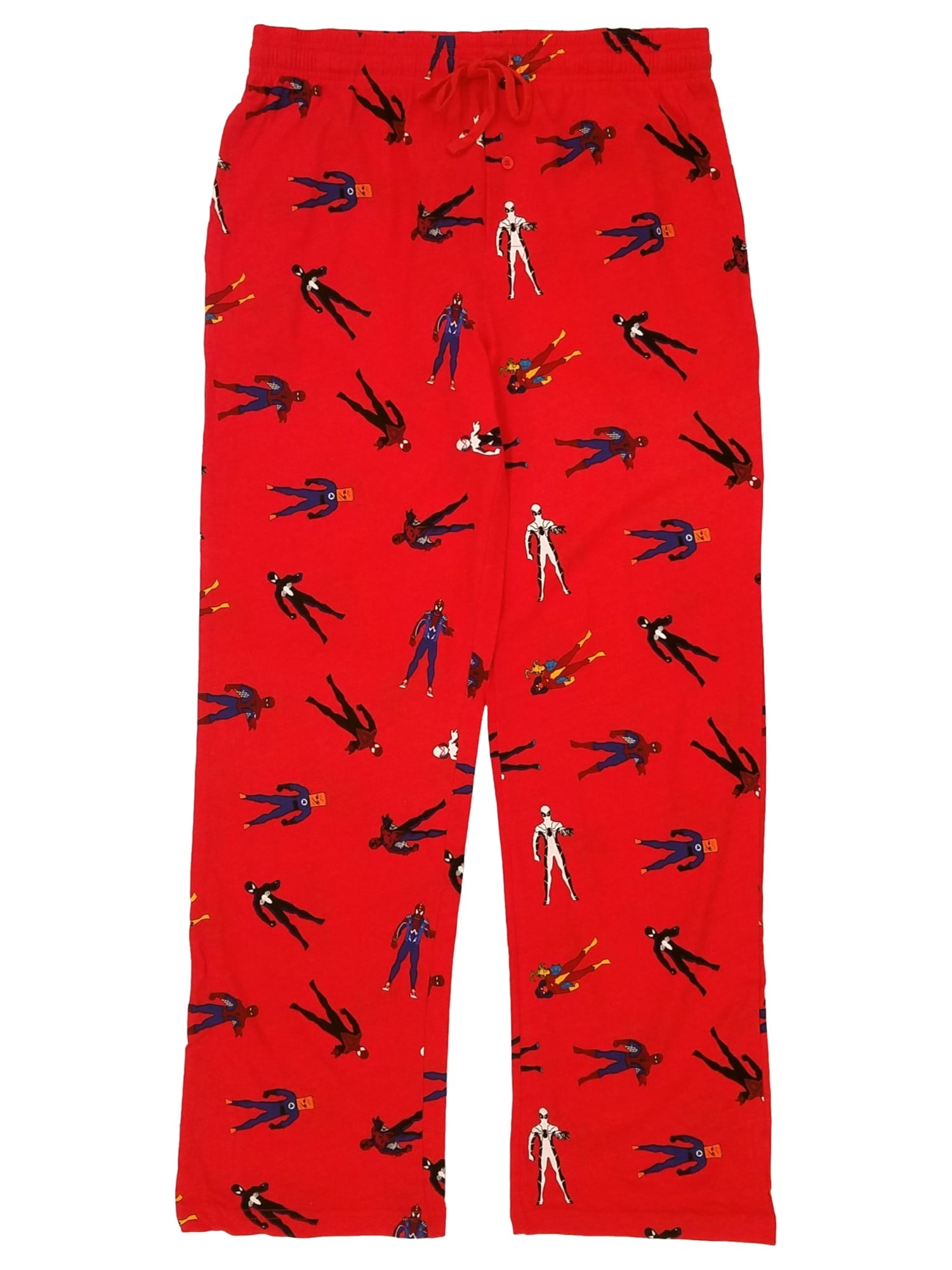 Marvel Mens Red SpiderMan SpiderVerse Sleep Pant Lounge Pant Pajama