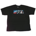 thumbnail image 1 of Marvel Mens T-Shirt- Captain America Image Inside Logo Image (Small), 1 of 1