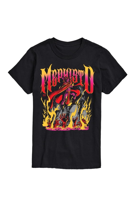 - Mephisto Metal - Men's Short Sleeve Graphic T-Shirt